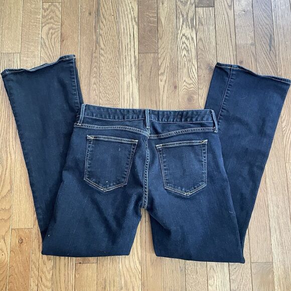 GAP Curvy Profile Bootcut Jeans Sz 29 Dark Wash Cotton Blend Stretch Preppy - Picture 3 of 8